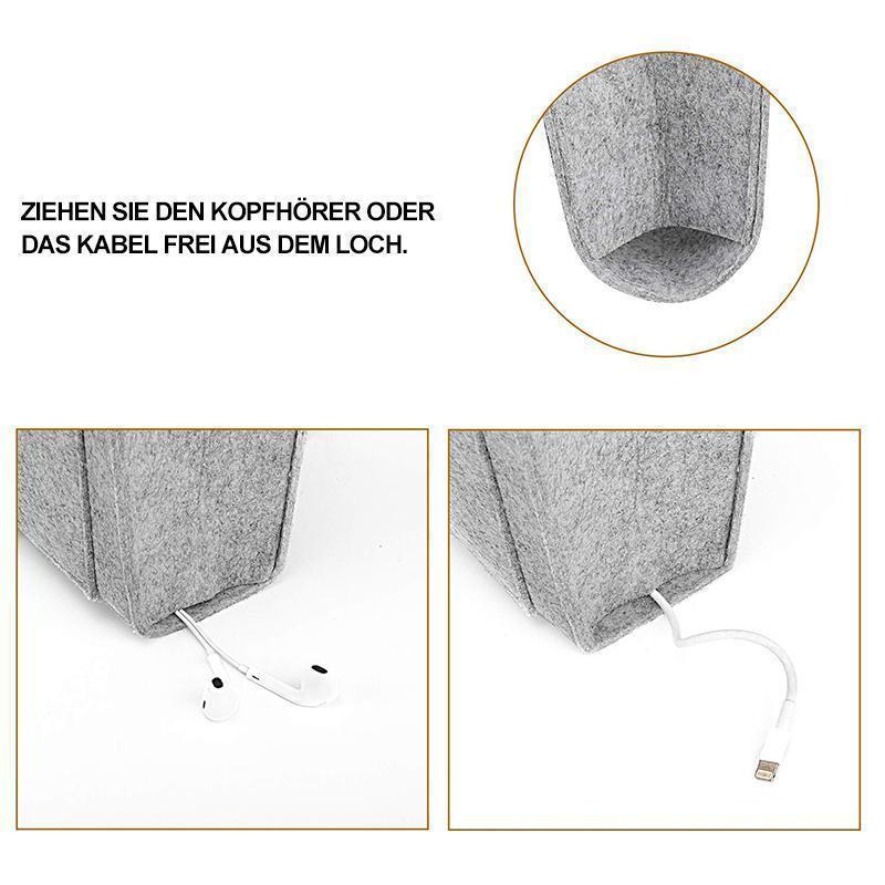 BowLift | Felt Bed Hanging Organizer Bag for Bed Sofa Desk