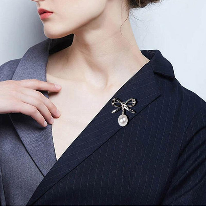 BowLift | Nail-free pearl scarf ring waist buckle
