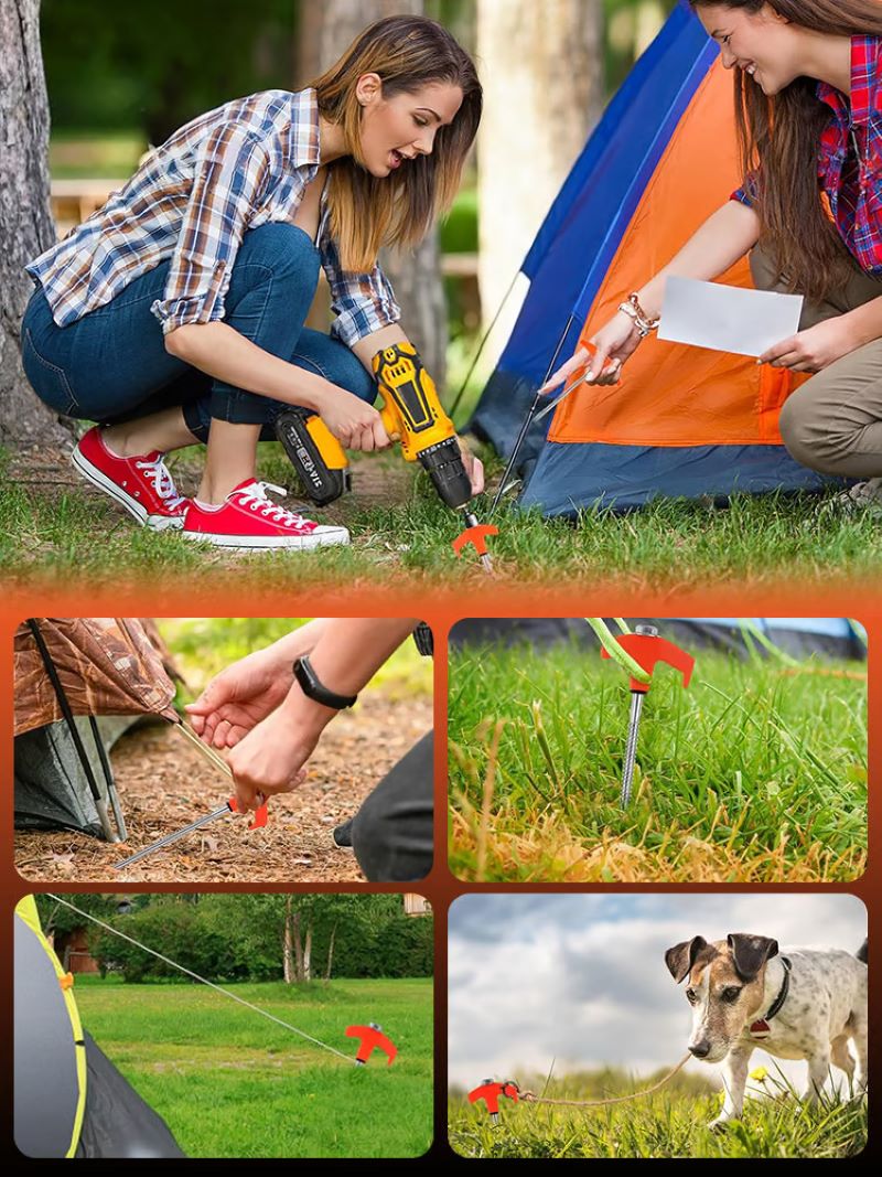 BowLift | Hexagonal spiral ground spikes