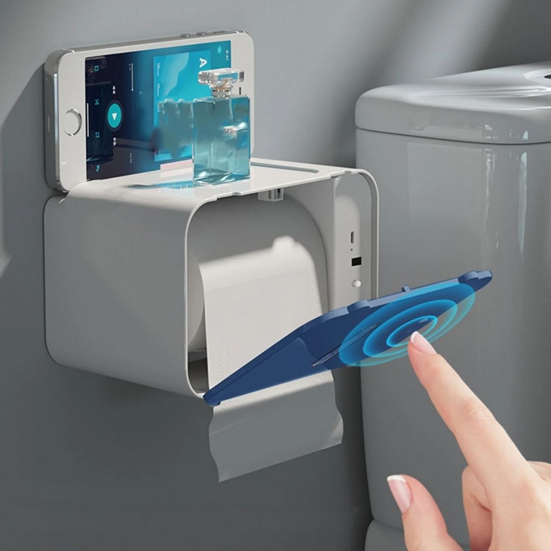 CleanGuard | Touch‑Free Toilet Roll Dispenser – Sensor‑Activated – Auto‑Fold Cut – For Busy Washrooms Bowlift