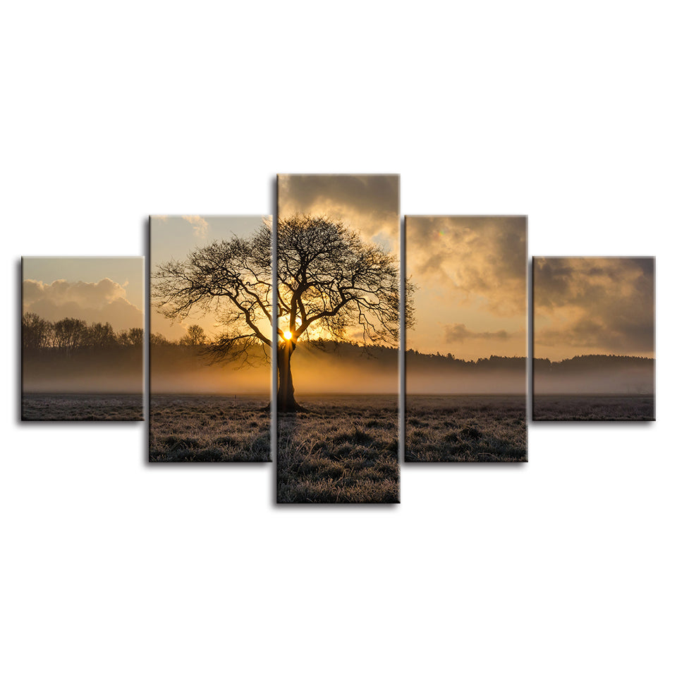Tree of the Land - Canvas Wall Art Painting | Bowlift