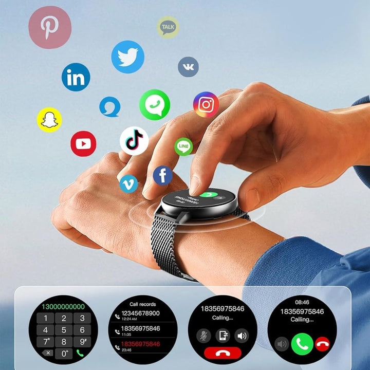 VitalSync | Smartwatch with Call Function – Health Monitoring – For Active Women Bowlift