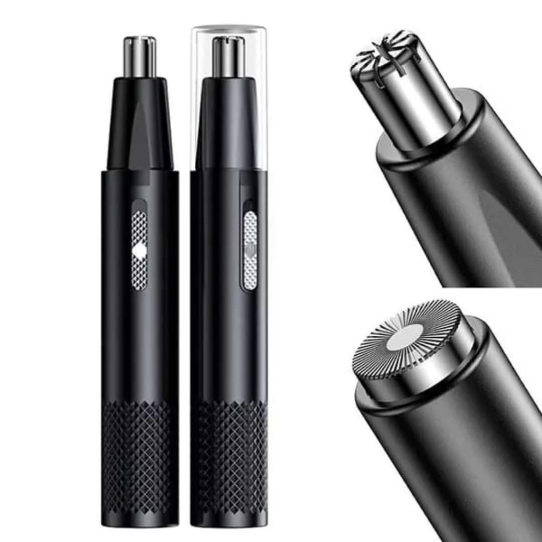 Rechargeable Nose Hair Trimmer – Cordless & Portable – Safe Blades – Trims Nose & Ear Hair – Easy to Clean – For Men & Women Bowlift