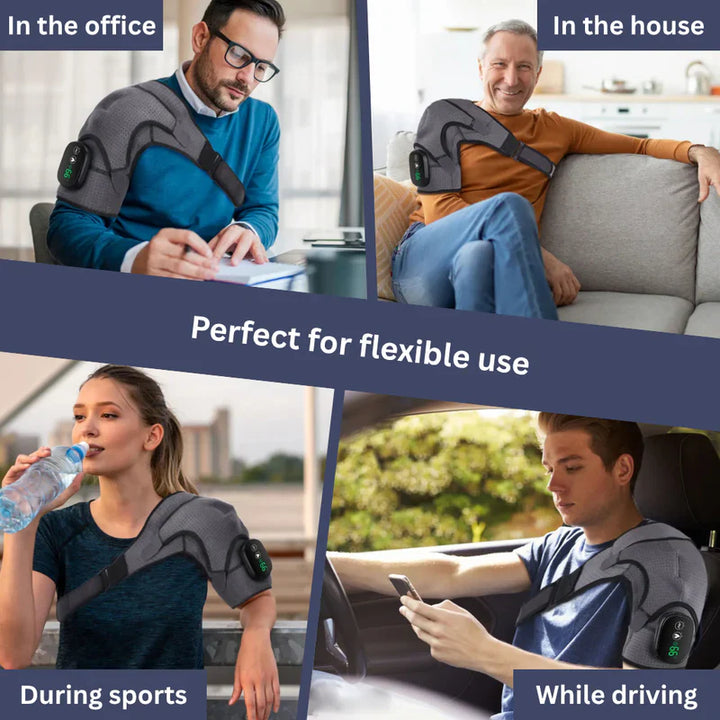 BowLift | Shoulder Massage Device | Heat Therapy, Adjustable Intensity & Ideal for Muscle Relaxation