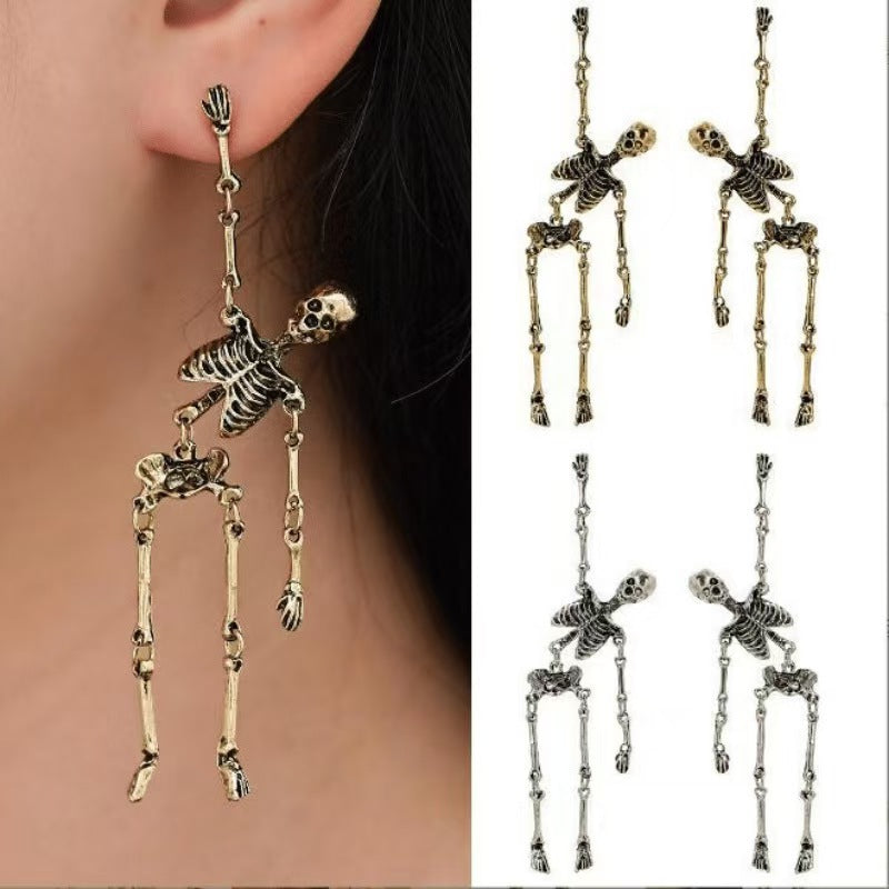 BowLift | Halloween decorative skull earrings
