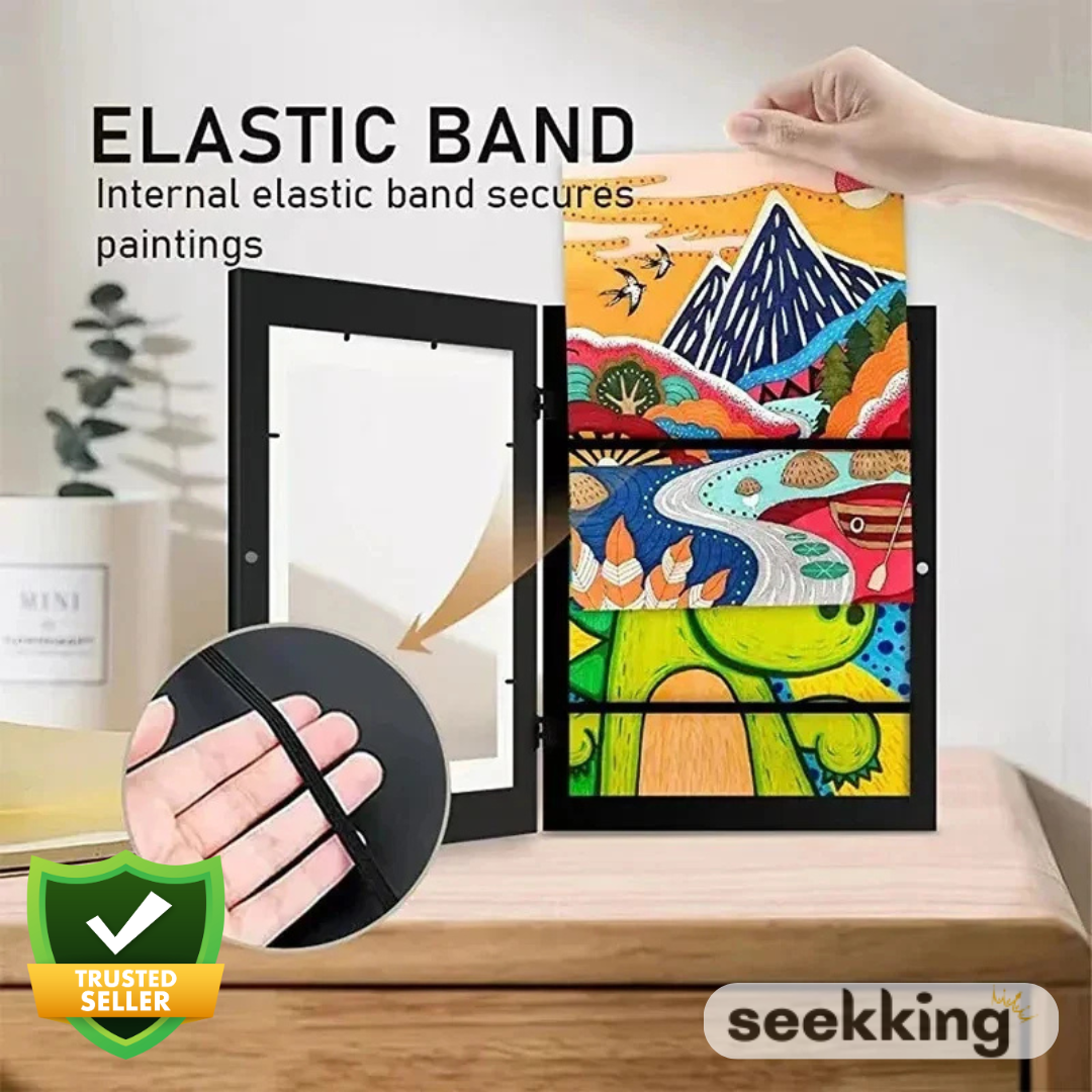 BowLift | ArtNest Magnetic Frame | Creative display solution for children's artwork