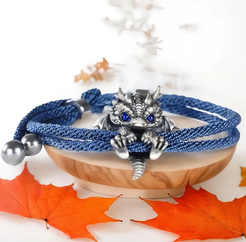 BowLift | Cute Silver Dragon Bracelet