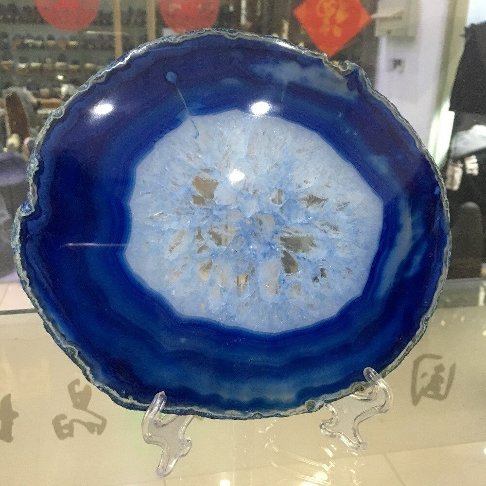 BowLift | Blue Agate Crystal Disc