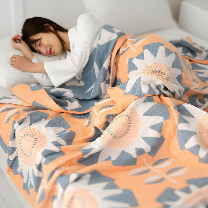 BowLift | Windmill Flower Patterns Cotton Blanket