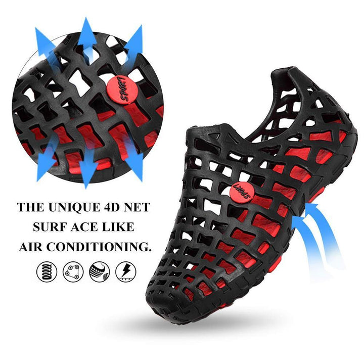 BowLift | Breathable Hollow Design Solid Flat
