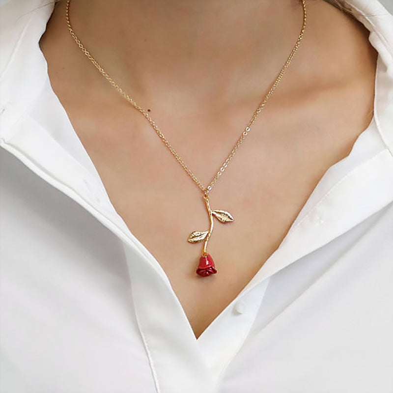 BowLift | 3D Rose Pendant Necklace