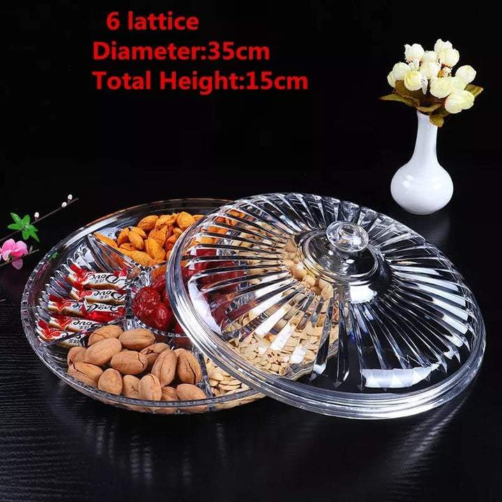 Acrylic Dry Fruit Storage Box with Lid Bowlift