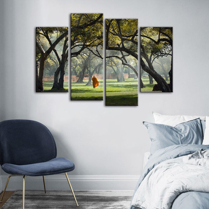 Walk The Earth 4 Piece - Canvas Wall Art Painting | Bowlift