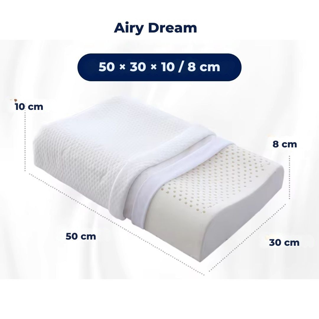 EcoNeck Comfort | 100% Natural Latex Orthopedic Pillow - for Neck Pain - Comfortable and Supportive Pillow - Better Sleep - Wellness Bowlift