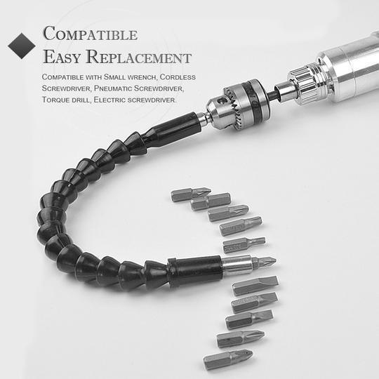 BowLift | Flexible Drill Bit Extension with Screw Drill Bit Holder