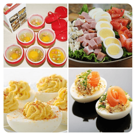 Mini Egg Cooker, Set with 6 Parts | Bowlift