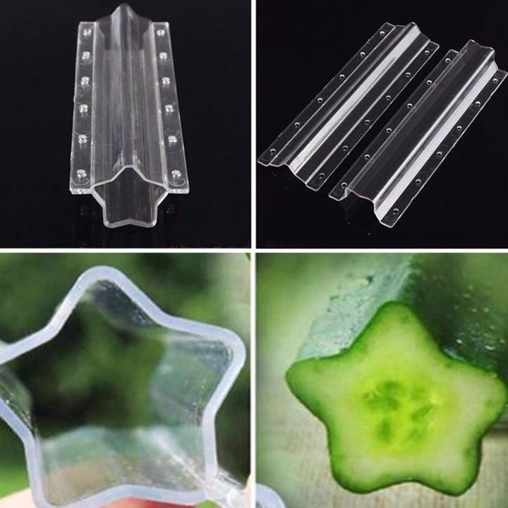 BowLift | Star shape vegetable mold for cucumbers – Creative mold rail for fruits and vegetables