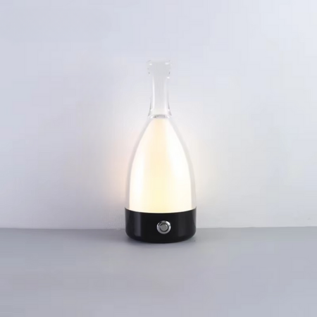 BowLift | Wine Bottle Desk Lamp with Bluetooth Speaker – Rechargeable Modern Bedside Night Light