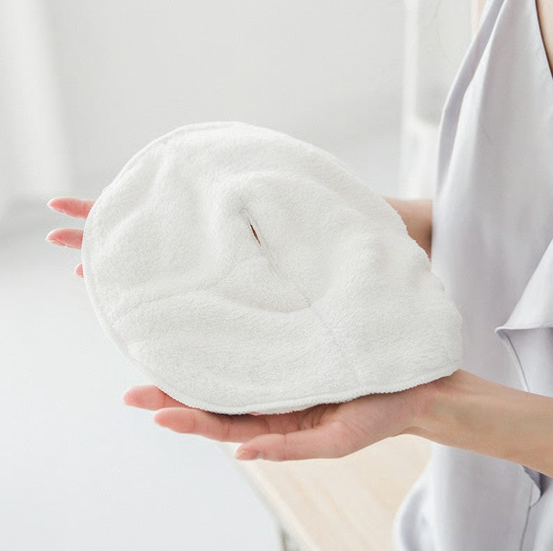 Moisturizing facial cloth made of coral velor | Bowlift