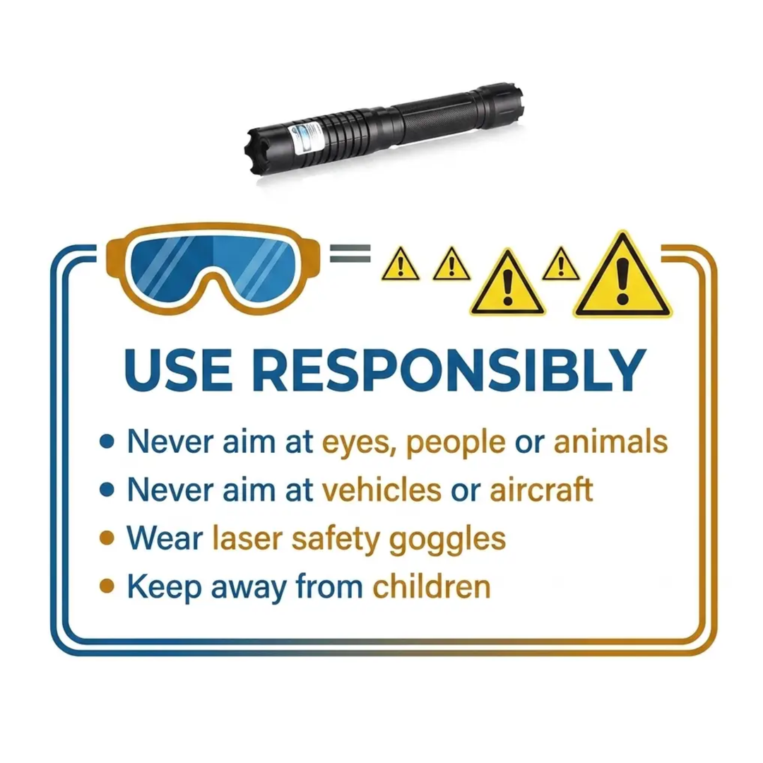 BowLift | Blue Beam Laser Torch | 450nm High-Intensity Optical Output | Tactical 5000m+ Range | Adjustable Focus Aluminum Chassis | Thermal Ignition Capable Flashlight