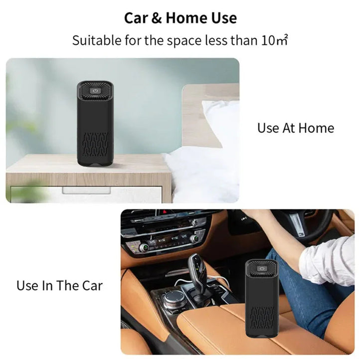 BowLift | USB Car Air Purifier with HEPA Filter