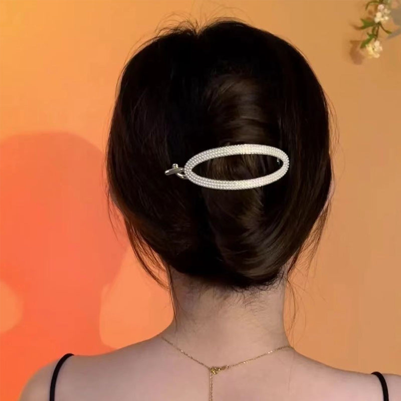 BowLift | Sparkling Curved Minimalist Hair Buckle