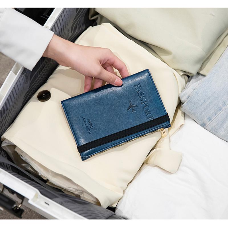 Men's Leather Passport Wallet with RFID Blocking | Bowlift