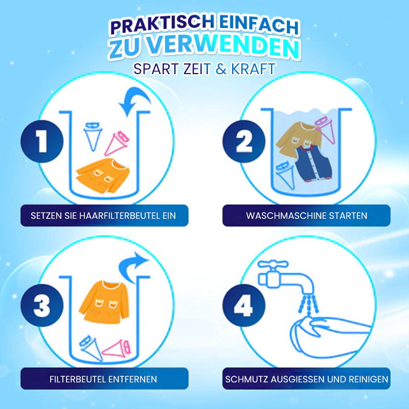 BowLift | Washing machine mesh bag hair filter