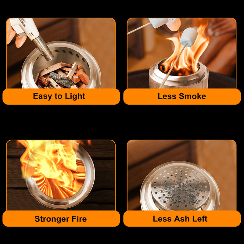 BowLift | Klyzor Portable Smokeless Tabletop Firepit