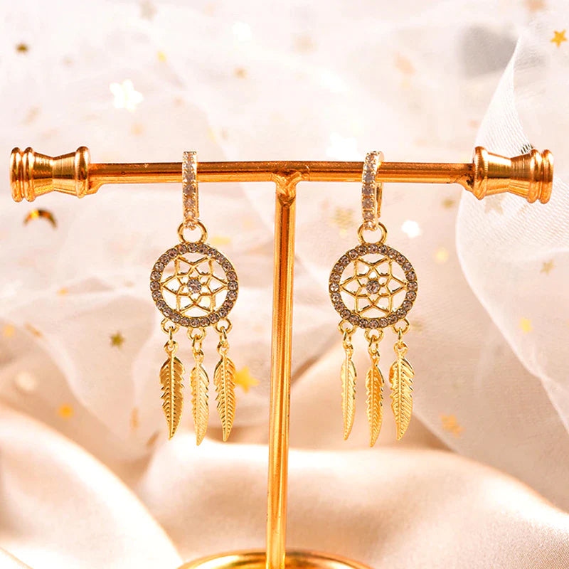 BowLift | Dreamcatcher Crystal Charm Earrings