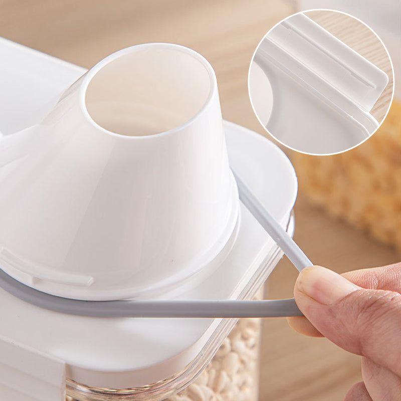 BowLift | Cereal Dispenser Easy Flow Storage Jar Plastic Grocery Container
