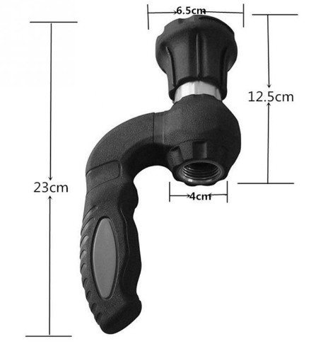 BowLift | Adjustable Garden Spray Nozzle – Ergonomic Washing Nozzle for Garden Irrigation
