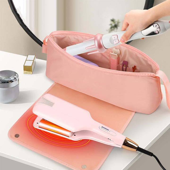 BowLift | Hair tools travel bag and heat-resistant mat
