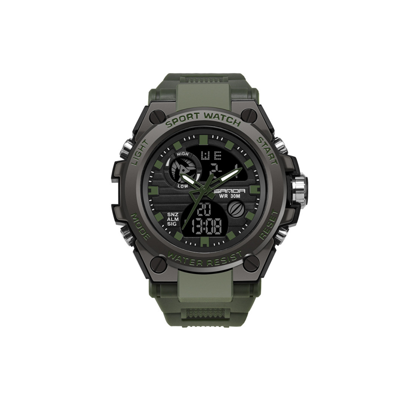 BowLift | Men's Double Display Waterproof Luminous Watch