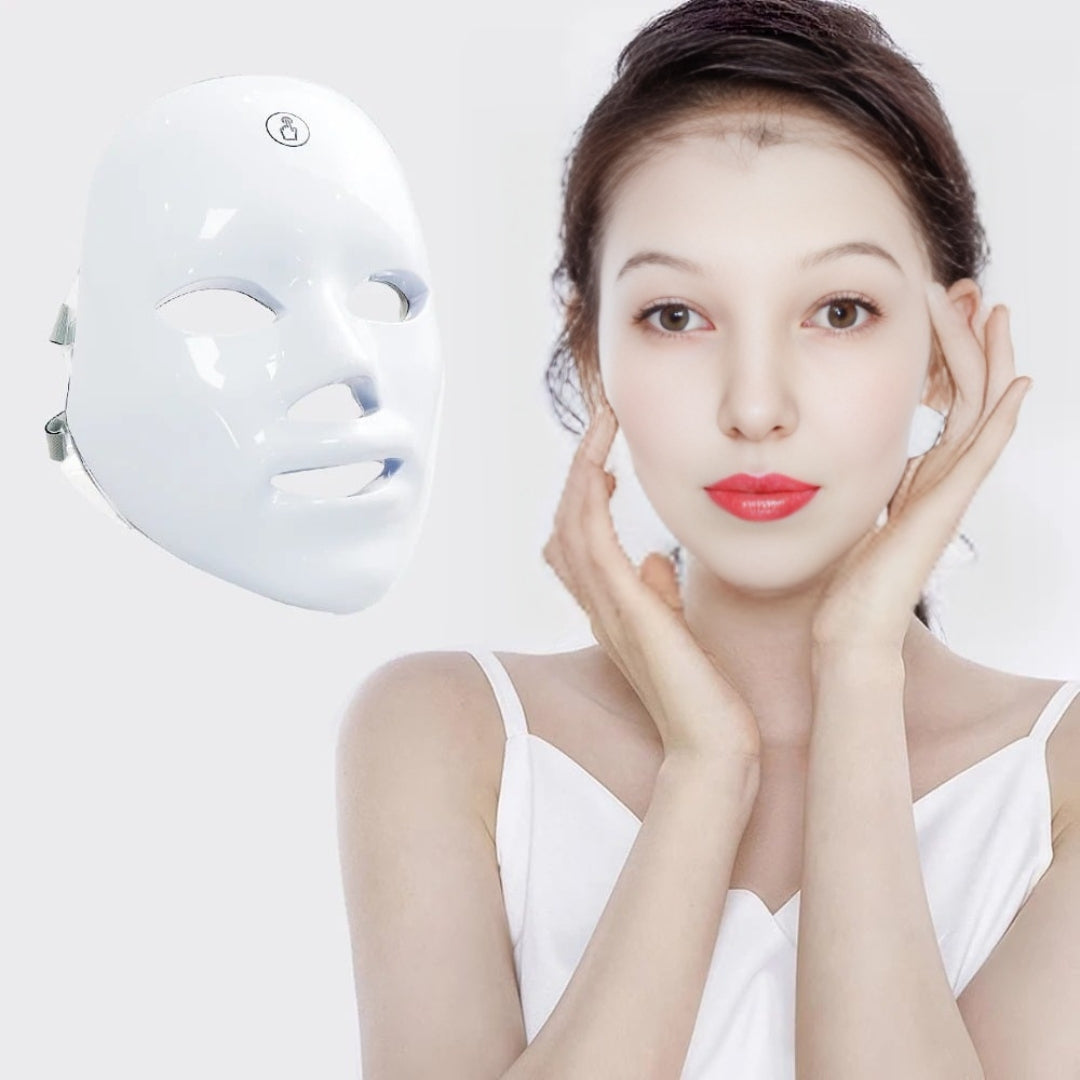 GlowSkin Pro LED Light Therapy Mask | Stimulates Collagen - Reduces Wrinkles - Improves Skin Texture - Soothes Redness Bowlift