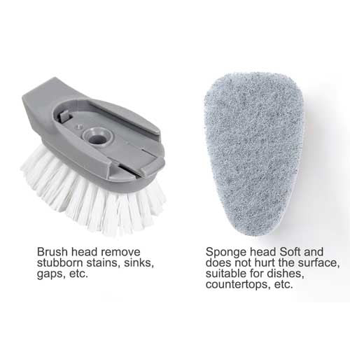 Liquid Soap Dishwashing Brush Scrubber Bowlift