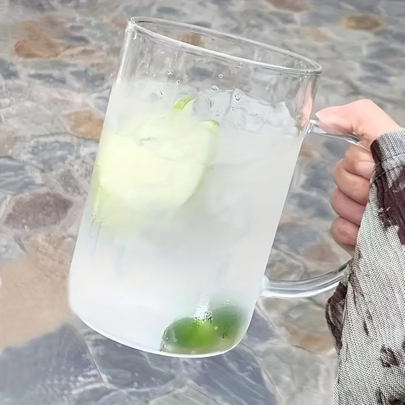 BowLift | Large Glass Cup withLid & Straw