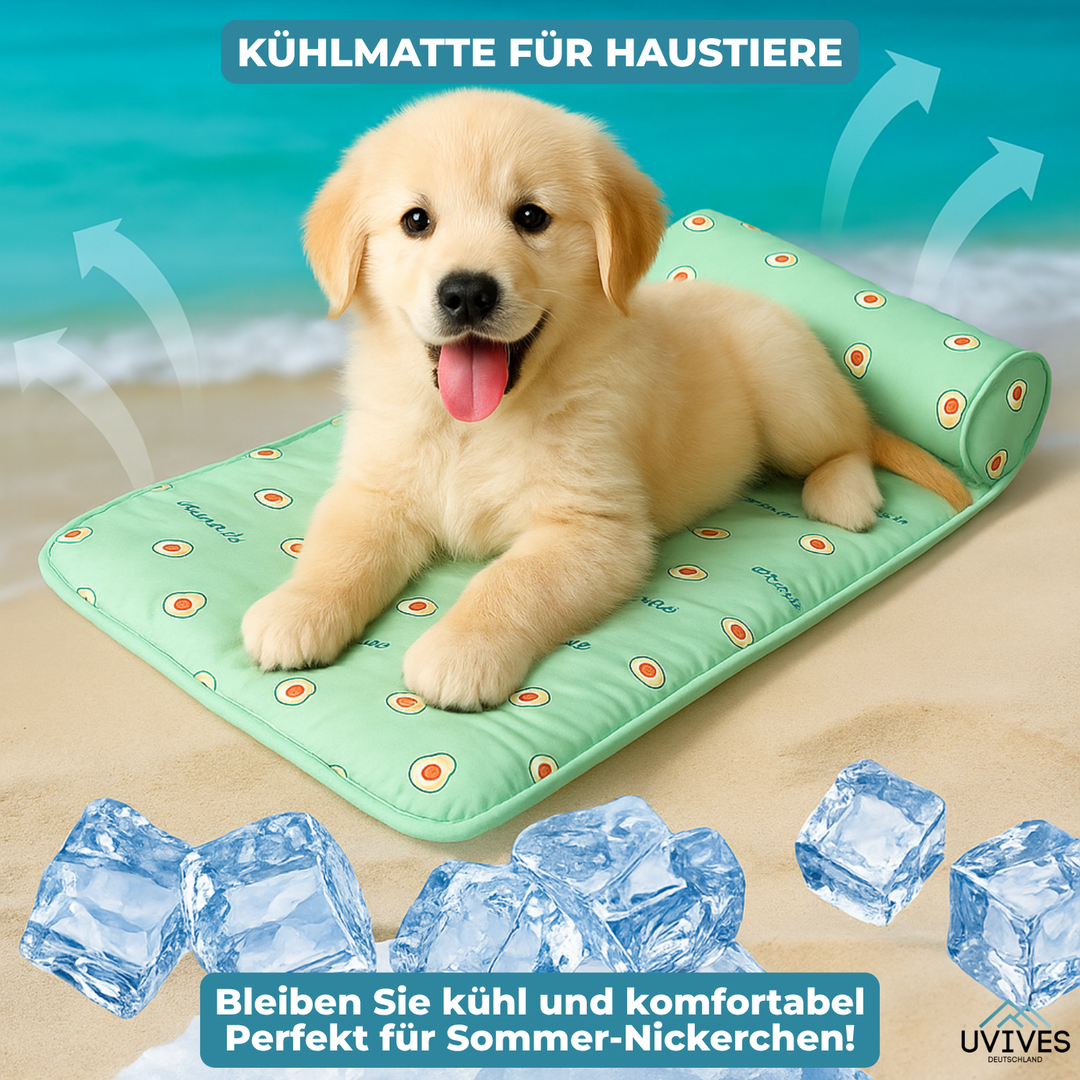 Cooling Mat Ice Silk for Dogs and Cats – Self-Cooling Without Electricity | Bowlift