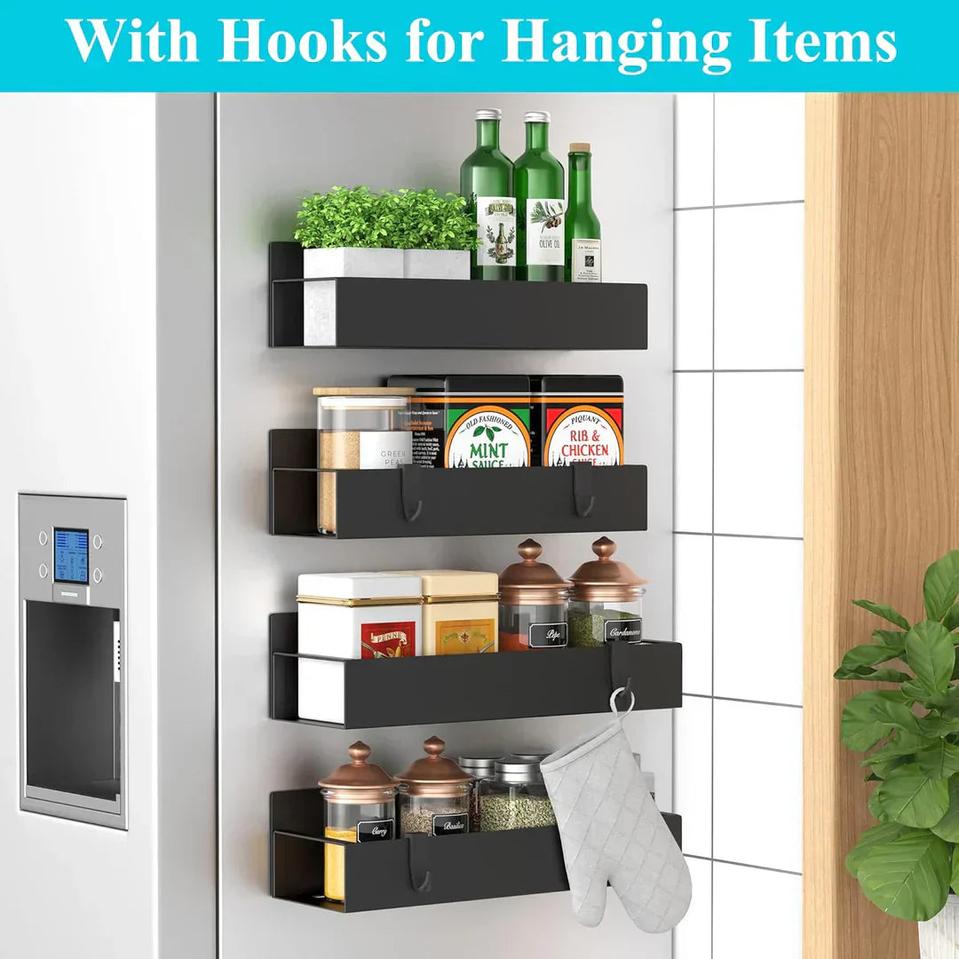 BowLift | Magnetic Spice Rack – Space-Saving Kitchen Storage for Fridge & Metal Surfaces