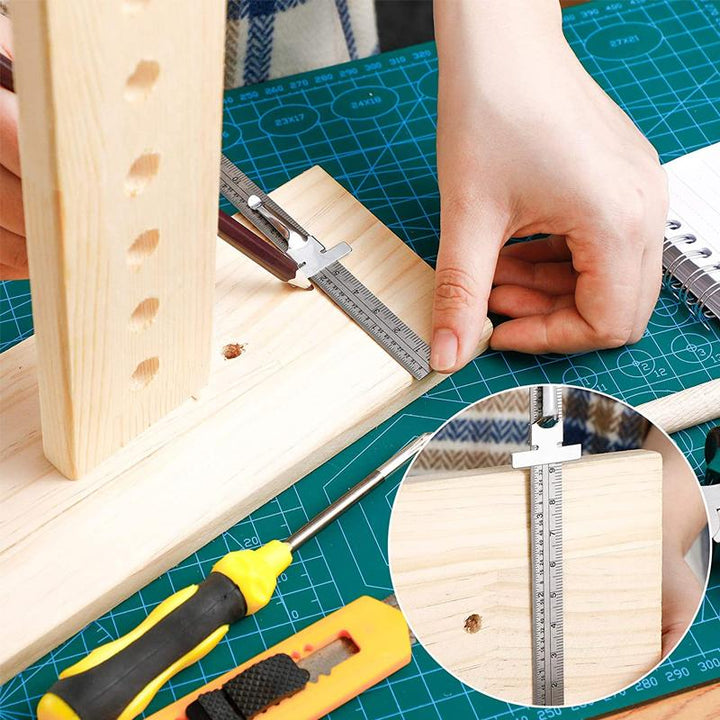 BowLift | Stainless Steel Ruler with Removable Clip