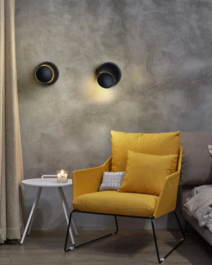 BowLift | Modern Wall Lamp with Halo Light Circle Ambient Lighting