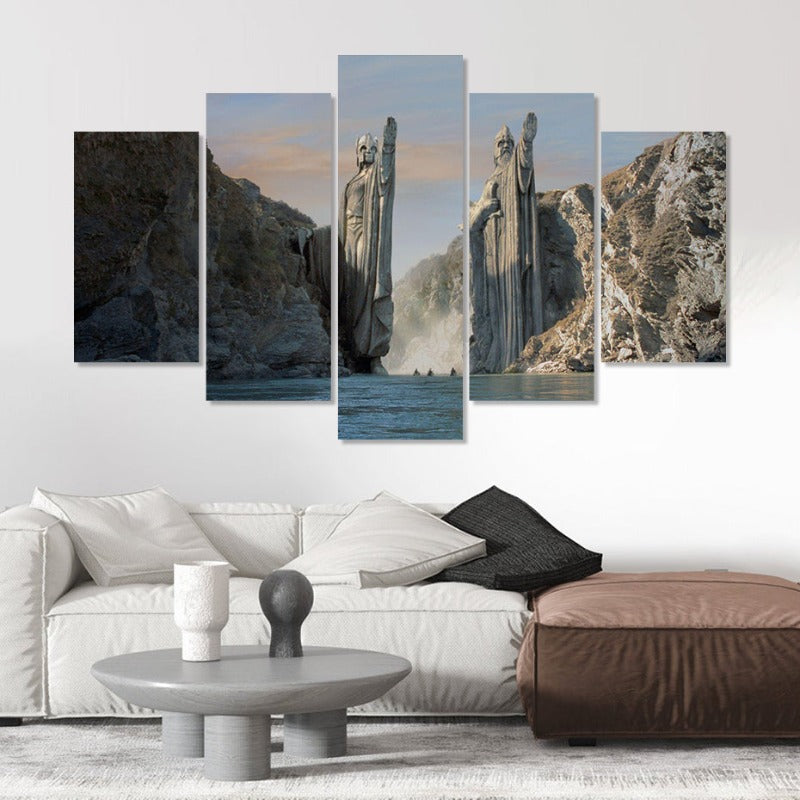 The Pillars Of Kings - Canvas Wall Art Painting | Bowlift