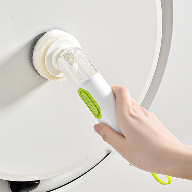 Multi-functional Long-handle Liquid-filled Cleaning Brush | Bowlift