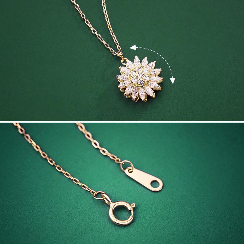 BowLift | Rotatable Sunflower Necklace