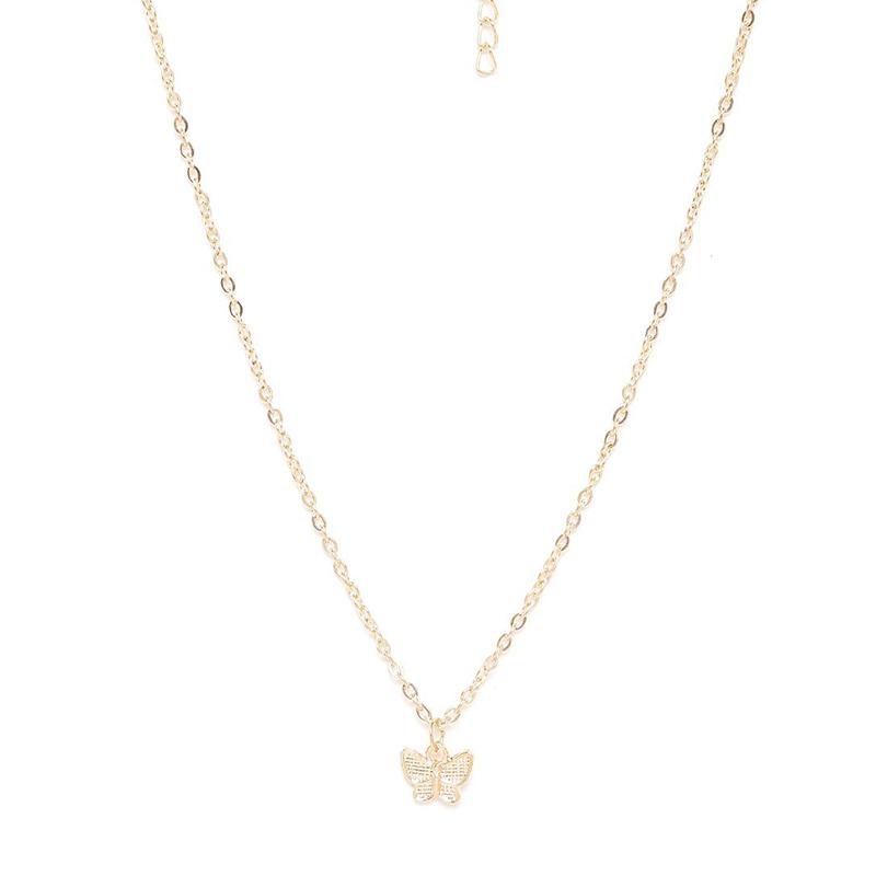 BowLift | Stacked Butterfly Pendant Necklace