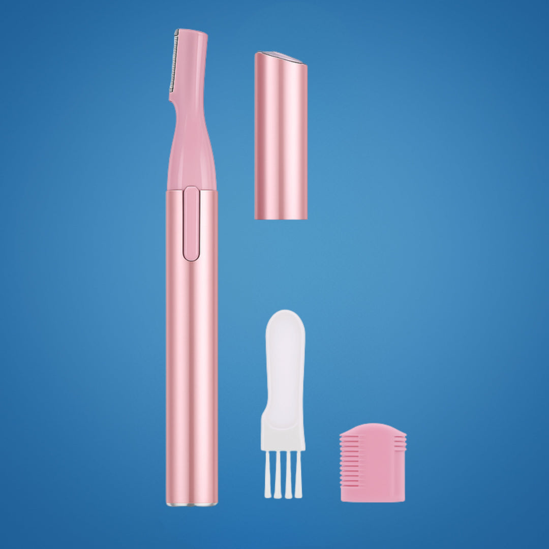 Painless Precision – Stainless Steel Mini Facial Shaver – For Sensitive Skin & On-the-Go Grooming Bowlift