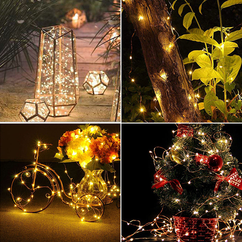 USB Remote Control Copper Wire Light String for Holiday Decoration | Bowlift
