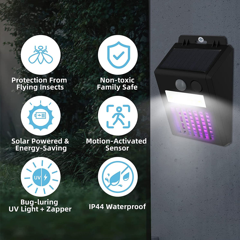 Solar Mosquito Killer Wall Lamp | Bowlift