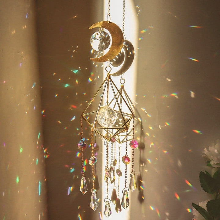 BowLift | LumiChime Crystal Wind Chime | Harmonious Sounds | Garden & Home Decor | Sparkling Design