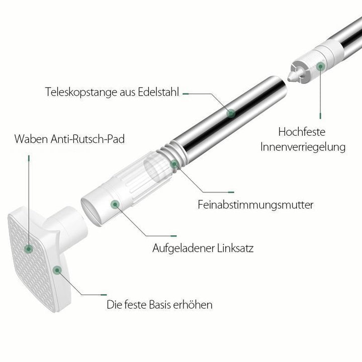 BowLift | Telescopic Clothing Rod made of Stainless Steel
